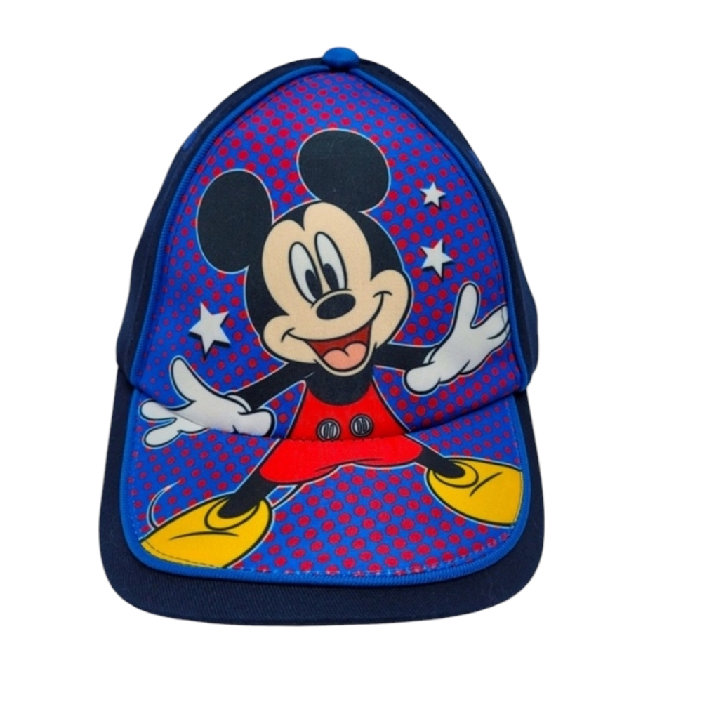 Disney Kids Navy Blue Mickey Mouse Snap Back Baseball Hat/Cap Child Youth